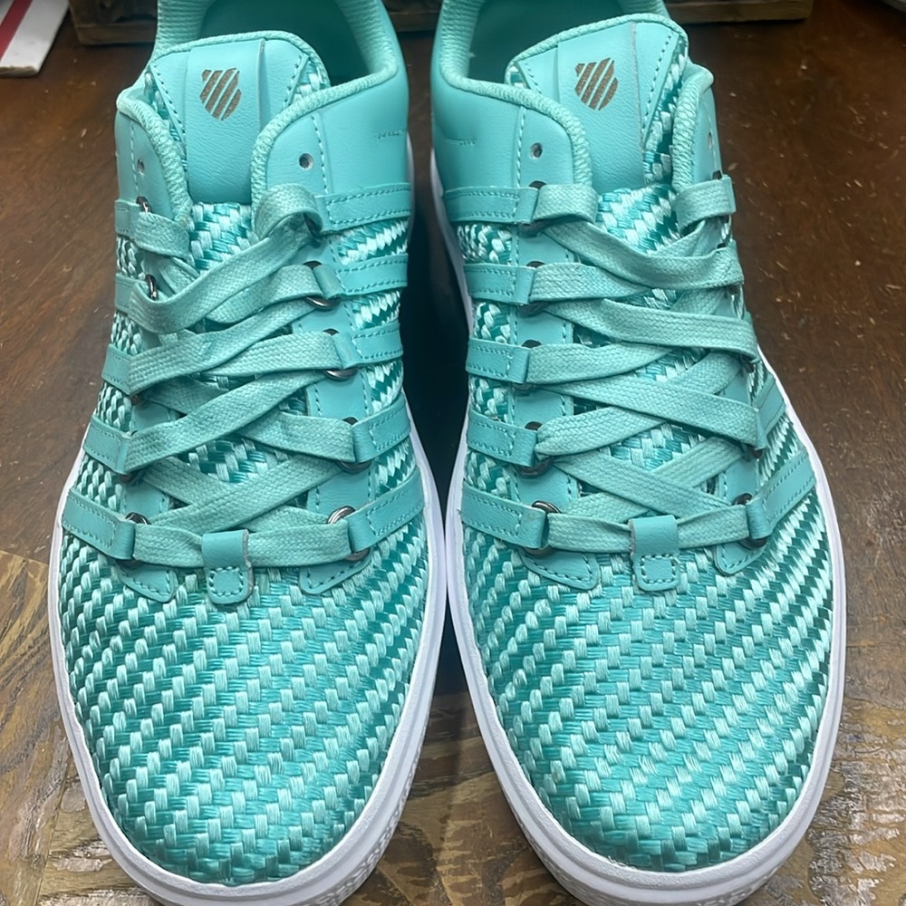 NEW K-Swiss Donovan shoes men’s 9 sky blue sneakers sport - Picture 1 of 9